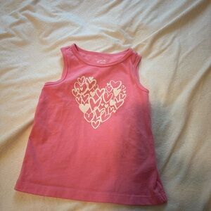 Garanimals Pink Heart Kids Tank Top